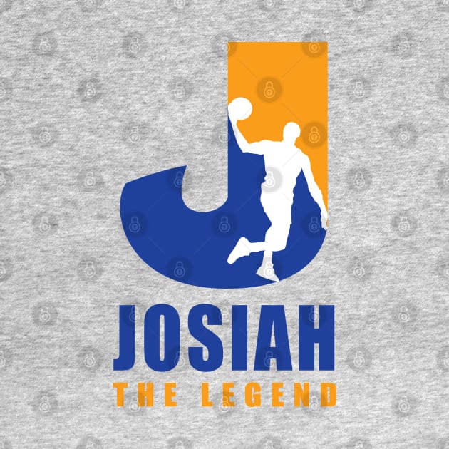 Josiah Custom Player Basketball Your Name The Legend by Baseball Your Name